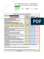 Formato de Autoevaluación Pensamiento Cientifico y Desarrollo Humano 1 Peiodo Cuarentena