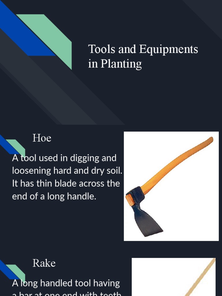 Essential Tools for Planting | PDF | Home & Garden