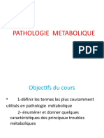 la pathologie métabolique ppt complétée - Copie - Copie