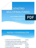 P5.- CATASTRO MULTIFINALITARIO