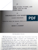 Phrasrus Von Hohenheim: On Nymphs, Sylphs, Pygmies, and Alamanders, THE