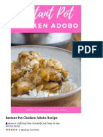Instant Pot Chicken Adobo 