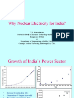Why Nuclear Electricity For India?