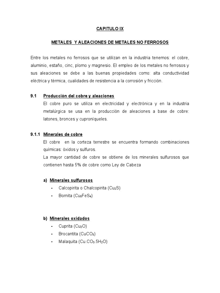 Usos y aleaciones del cobre | PDF | Cobre | Metal no ferroso