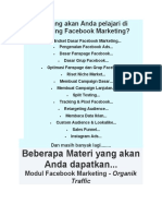 Apa Yang Akan Anda Pelajari Di Mentoring Facebook Marketing