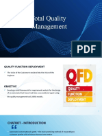 TQM - QFD & Service Blueprint