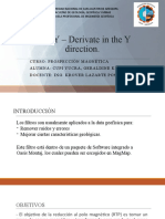 DRVY - Derivate in The Y Direction