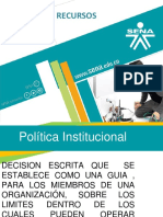 POLITICA INSTITUCIONAL REGLAMENTO INTERNO DE TRABAJO