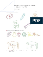 ACTIVIDADES MATEMATICA 1ER GRADO Clasificaciòn de Objetos