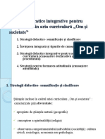 IV. Strategii Didcatice Integrative Pentru Disciplinele Din Aria Curriculară