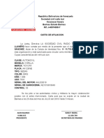 Carta de Afiliacion