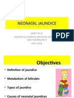 Neonatal Jaundice: Miriti M.D Master of Clinical Medicine:Accidents and Emerrgency MAY 2018