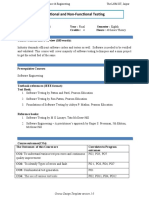 Functional and Non-Functional Testing: CO4: The Use of Various Test Tools