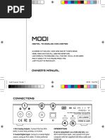 Owner'S Manual: Digital To Analog Converter