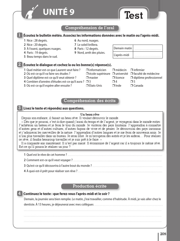 A Mi Me Encanta 5ème Corrigé Pdf Unité 9, Nouveau Taxi 1 | PDF