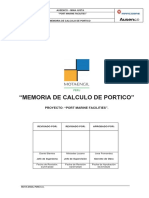 Memoria de Calculo Portico