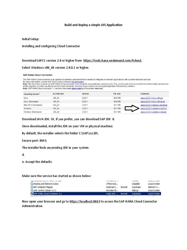 Build and Deploy Simple UI5 Application | PDF | Cloud Computing | Proxy ...