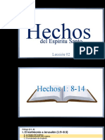 Libro de Hechos - Capítulos 1 y 2