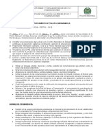 1PR-FR-006 Acta de Vinculación A La Red de Apoyo y Comunicaciones