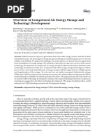 Energies: Overview of Compressed Air Energy Storage and Technology Development