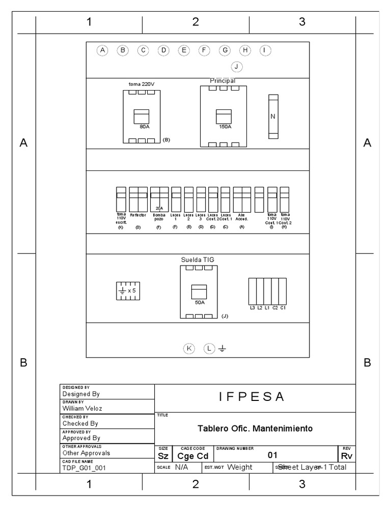 Electrical Panel Wiring Diagram | PDF