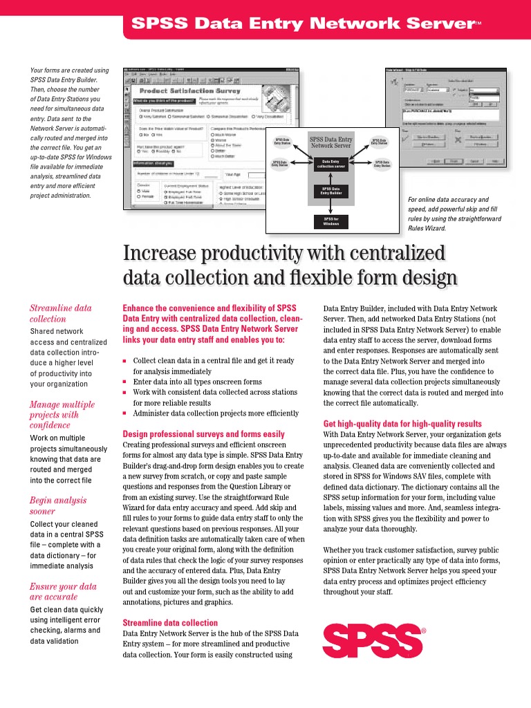SPSS Data Entry Network Server | PDF | Spss | Computer File