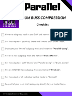 Drum Buss Compression: Checklist