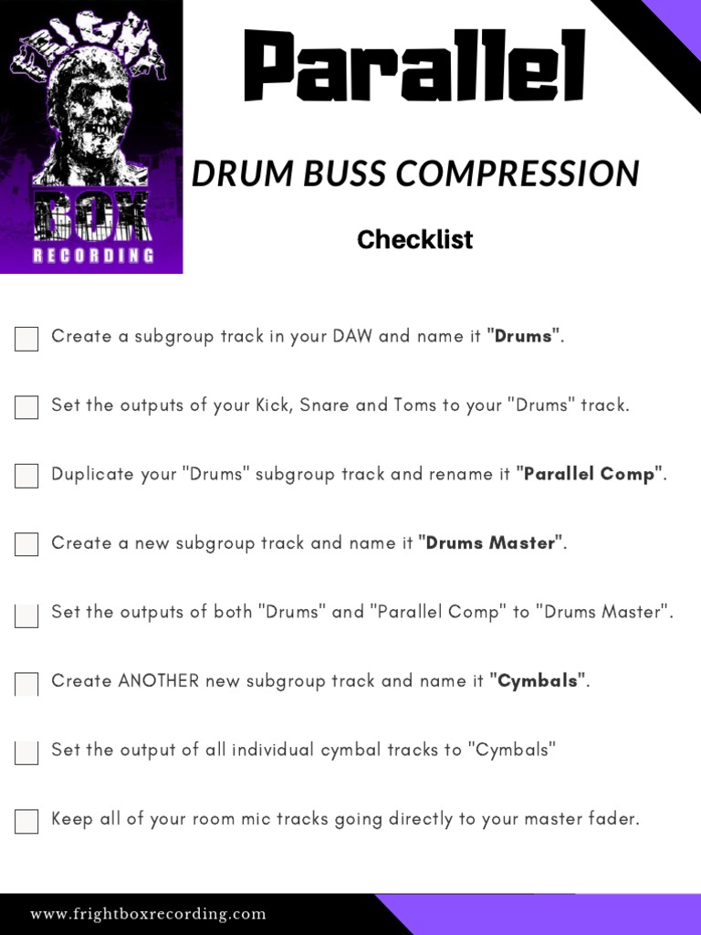 Parallel Drum Buss Compression Checklist PDF PDF