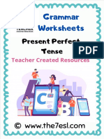 Present Perfect Tense PDF