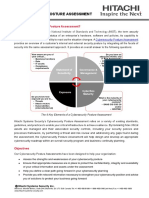 Cybersecurity Posture Assessment Brochure - Hitachi Systems Security