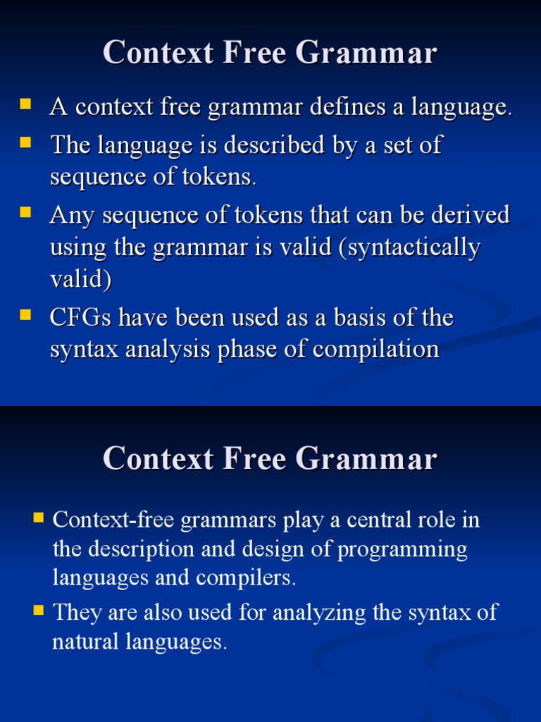 Understanding Context Free Grammar | PDF | Mathematical Logic ...