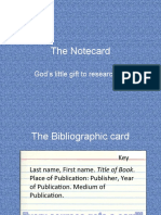 The Notecard