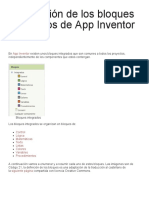 Descripción de Los Bloques Integrados de App Inventor 2