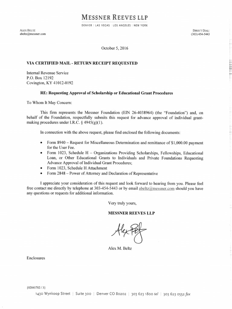 Requesting Approval of Scholarship or Educational Grant Procedures  (02075796xA9B4D) | PDF