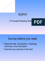 A Focused Reading Strategy