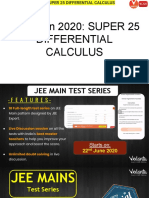 JEE+Main+2020 +SUPER+25+DIFFERENTIAL+CALCULUS PDF