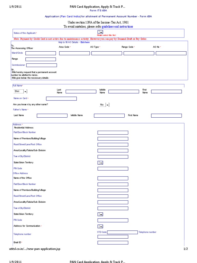 Pan Application | PDF | Government Finances | Taxes