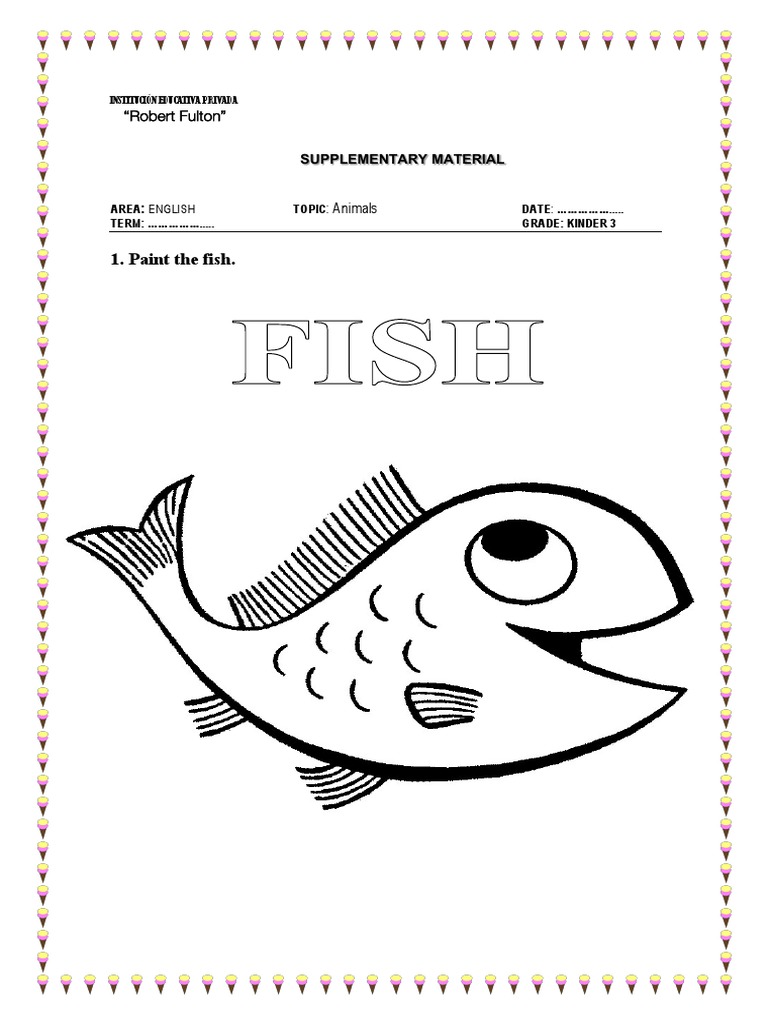 Kinder 3 English Animals Activities | PDF