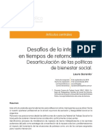 Desafios de La Intervención en Tiempos Del FMI y Desarticulación Del Bienestar PDF
