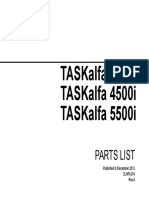 Taskalfa 3500I Taskalfa 4500I Taskalfa 5500I: Parts List