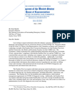 National Associate of Freestanding Emergency Centers Letter