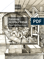 Ejercicios de Crítica Textual PDF