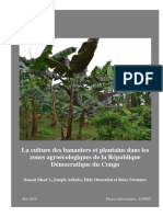 La Culture Des Bananiers Et Plantains Dans Les Zones Agroécologiques de La République Démocratique Du Congo