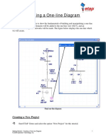 1. Creating a One-line Diagram