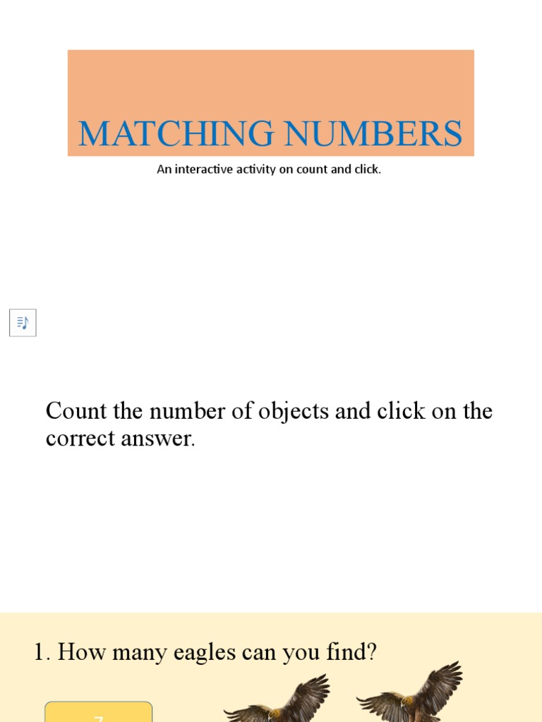 Interactive Counting Activity Game | PDF | Language Arts & Discipline