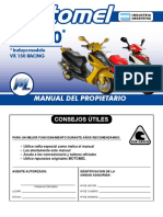 VX 150 _ _ Incluye modelo VX 150 RACING MANUAL DEL PROPIETARIO