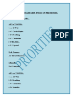 Nclex-Strategies Based On Priorities: 1-First Priorities Levels