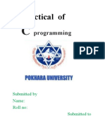 Practical Of: Programming