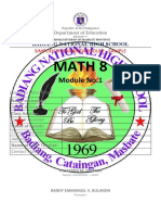 Math Module for Badiang National High School