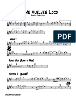 TuMeVuelvesLoco Trumpet1 PDF